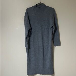 a new day Long Sleeve Charcoal Dress